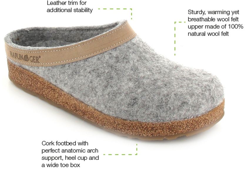 haflinger cork slippers
