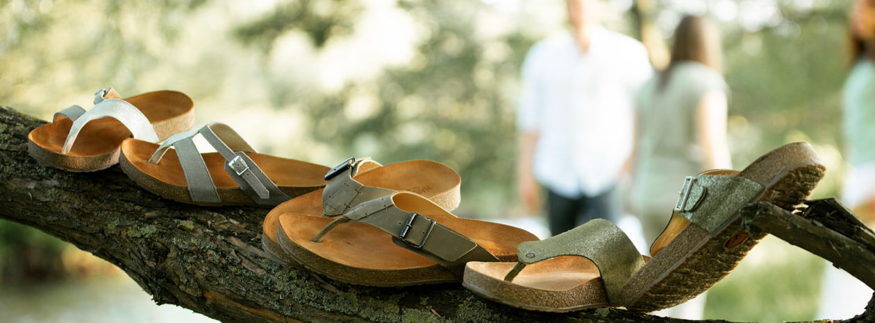Haflinger leather sandals