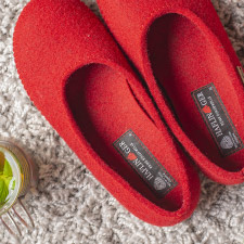 Slippers with Removable Footbed