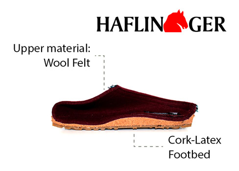 haflinger grizzly clog closed back