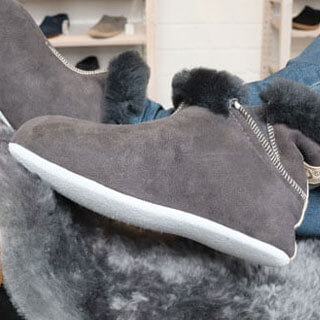 sheep skin house shoes